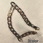 Bracelet  Figaro Slave Diamond Star Plate 18K Laminated Gold