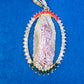 DIJE VIRGEN DE GUADALUPE BAñADO EN ORO DE 18K EN 6 ESTILOS DE CZ DIFERENTES