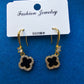 ARETES PENDIENTES EN 4 DIFERENTES ESTILOS Y COLORES BAñADOS EN ORO DE 14K