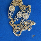 PULSERA UNISEX 8IN BAñADO EN ORO DE 14K EN 6 DIFFERNT STYLES