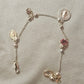 PULSERA ENCANTO DE MUJER 8" CON MEDALLA VIRGEN DE GUADALUPE BAñADA EN ORO DE 14K 202400