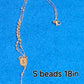 ROSARIO DE BOLITAS PEQUEñAS EN 18" BAñADO EN ORO DE 14K IDEAL PARA PEQUEñOS-12000