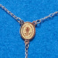 ROSARIO DE BOLITAS PEQUEñAS EN 18" BAñADO EN ORO DE 14K IDEAL PARA PEQUEñOS-12000