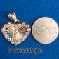 DIJES CON CZ CLARA EN 3 DIFERENTES ESTILOS Y BAñADOS CON EN ORO DE 14K