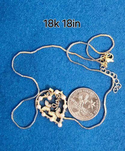 CADENAS DIJE DE MODA PARA DAMA EN 6 DIFERENTES VARIEDAD DE ESTILOS BAñADAS EN ORO DE 18K