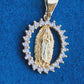 JIJE MESIANO VIRGEN DE GUADALUPE BAñADO EN ORO DE 18K EN VARIEDAD DE ESTILOS